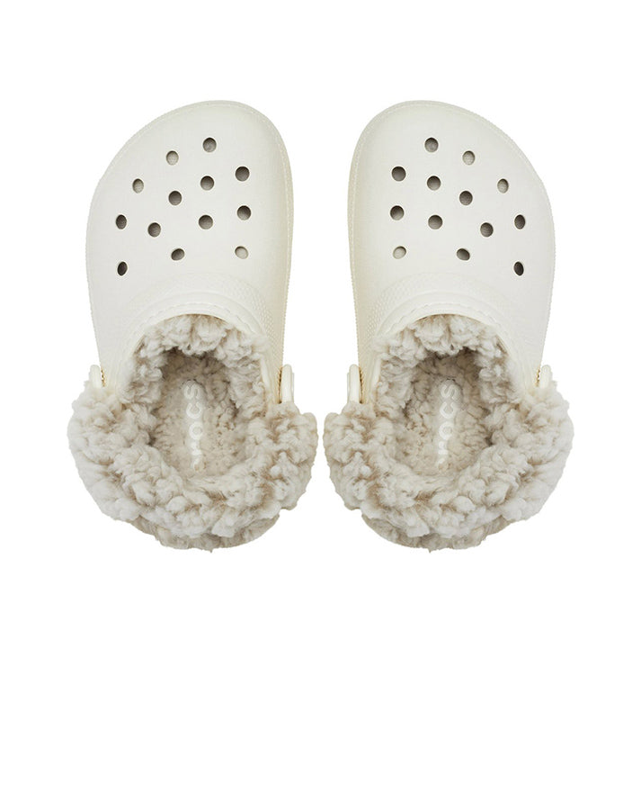 crocs classic fleece lined clog k 