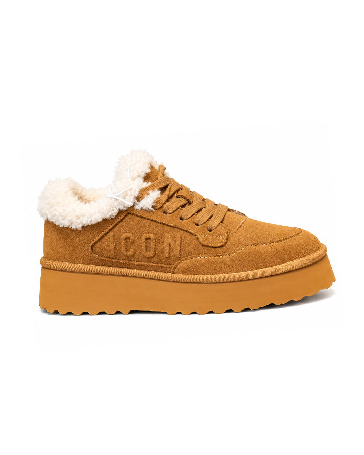 icon Sneaker  Platform  Interno in Eco-Pelliccia 