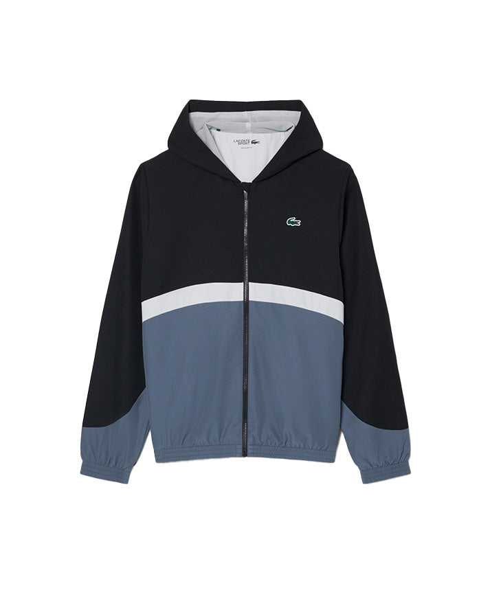 lacoste Tuta colorblock stampa 
