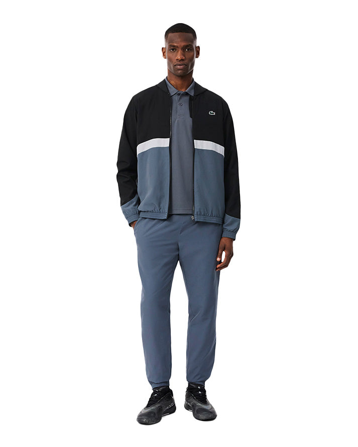 lacoste Tuta colorblock stampa 