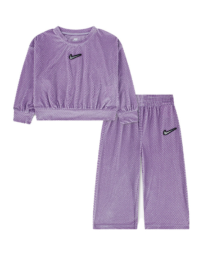 nike  swoosh sparkle velvet pant 