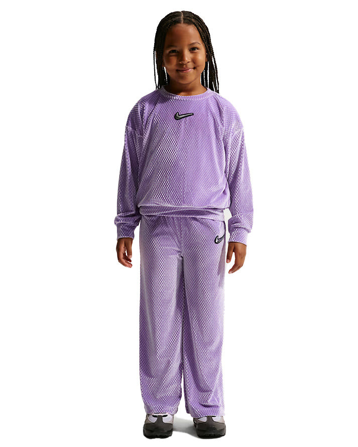 nike  swoosh sparkle velvet pant 
