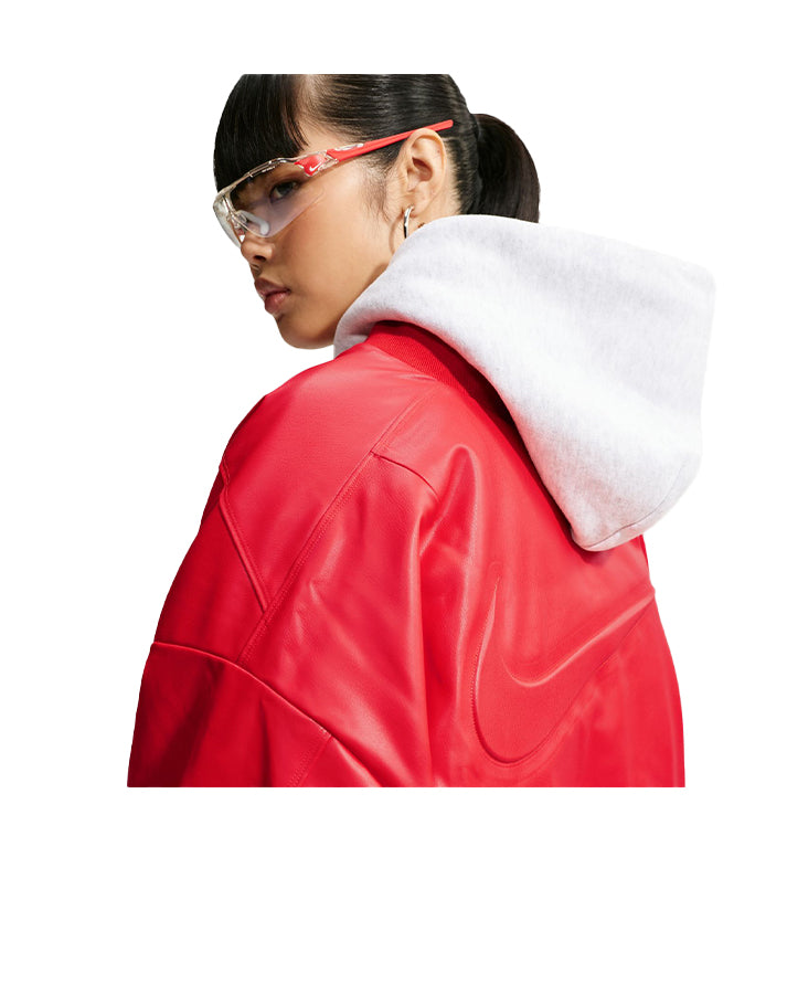 nike tf pleather bomber jkt 