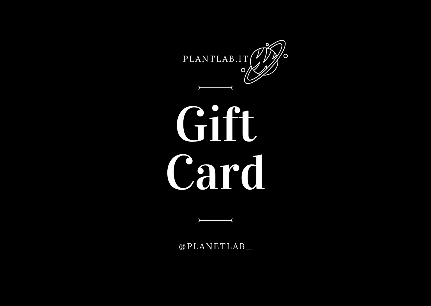 GIFT CARD PLANET LAB