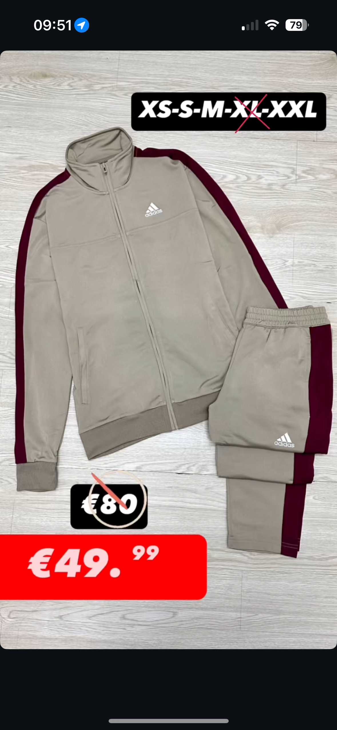 Tuta Adidas Saldo Uomo