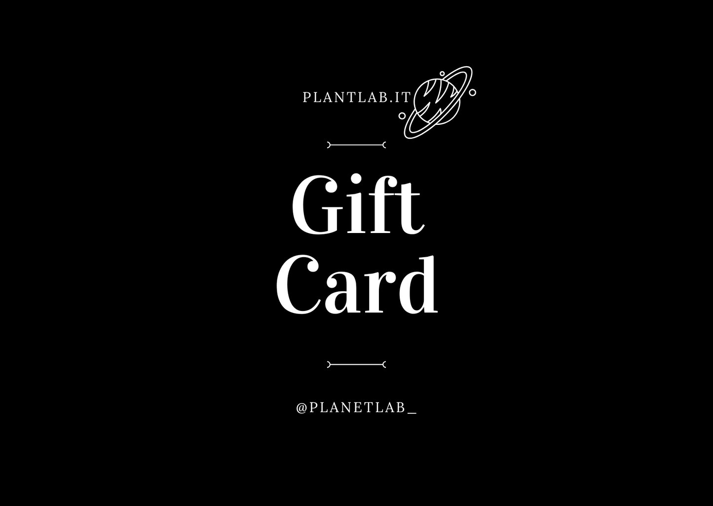 Gift Card Planet Lab