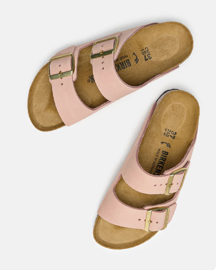 birkenstock arizona soft pink