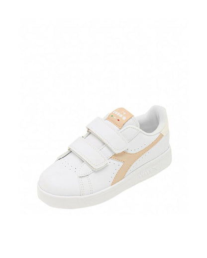 Scarpe Diadora Game p ps girl White/Whisper Pink Baby