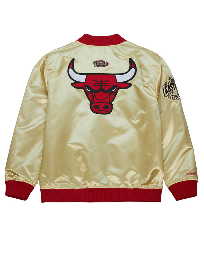 nba team og 2.0 lightweight satin jacket vintage logo bulls<BR/>