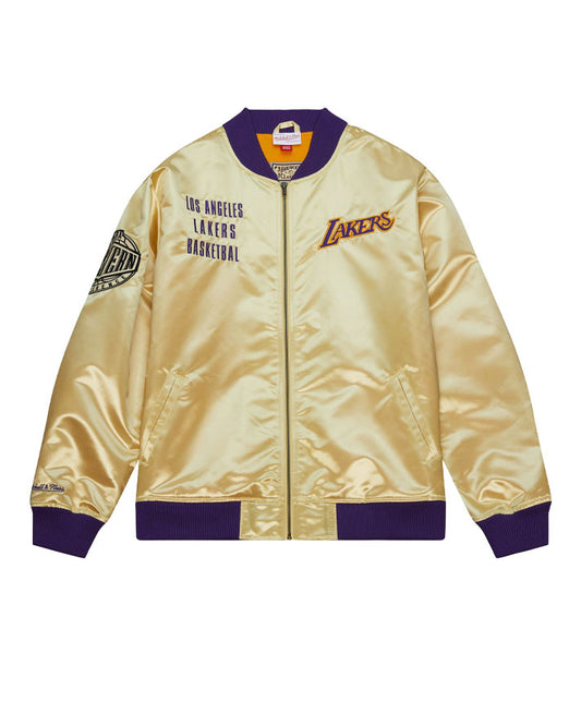 Mitchell&Ness nba team og 2.0 lightweight satin jacket lakers