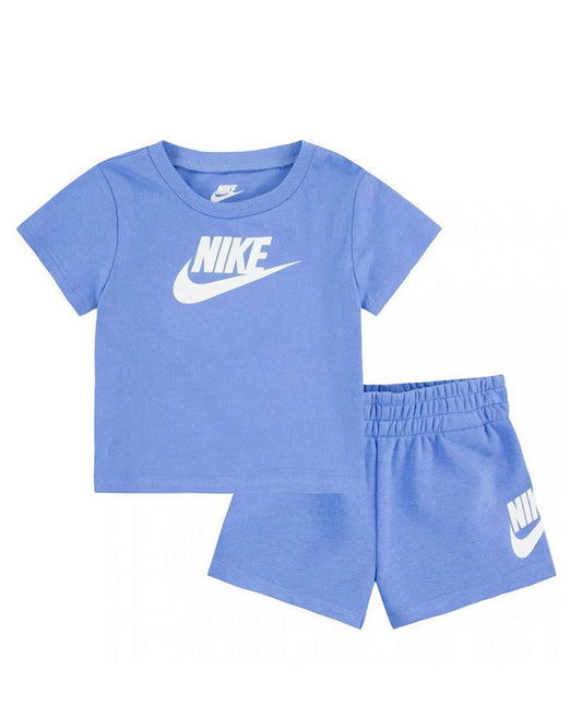 Nike club tee & short set blue mesi