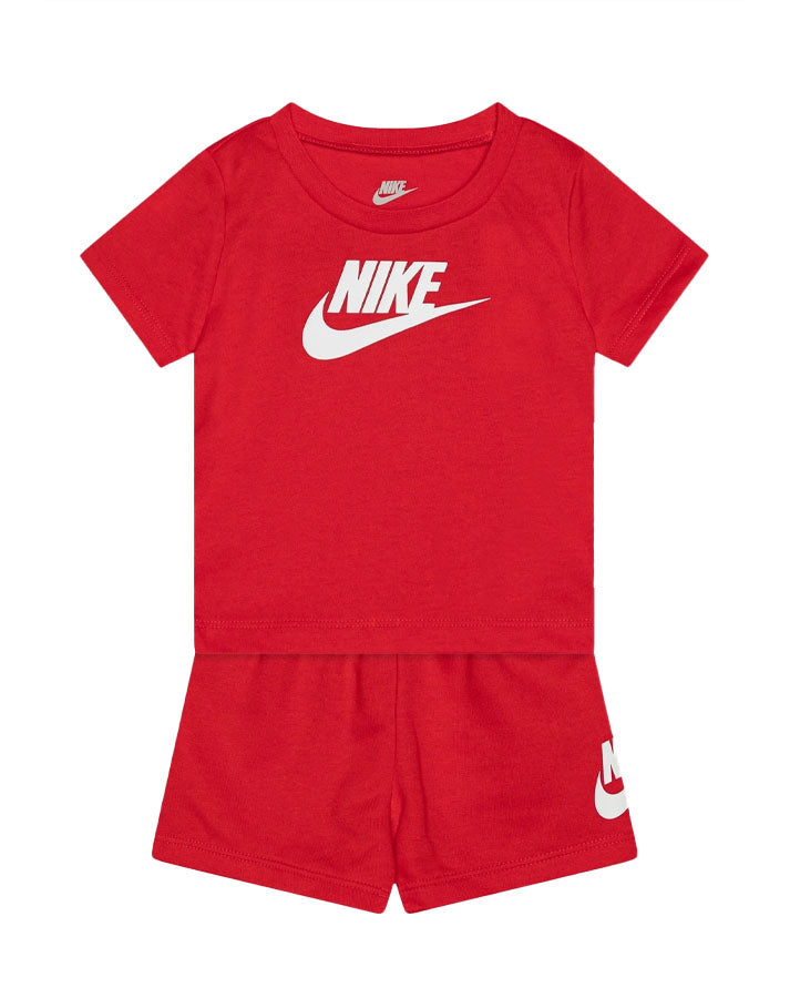 Nike Set Due Pezzi Rosso Baby