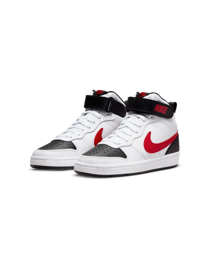 Nike Court Borough Mid Black Red White