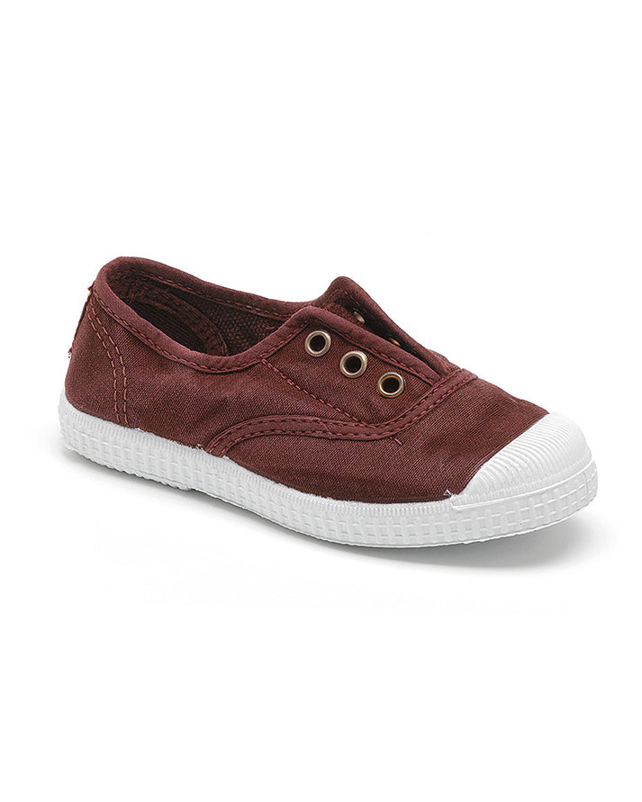 cienta Sneakers slip-on effetto invecchiato donna/jr bordeaux 