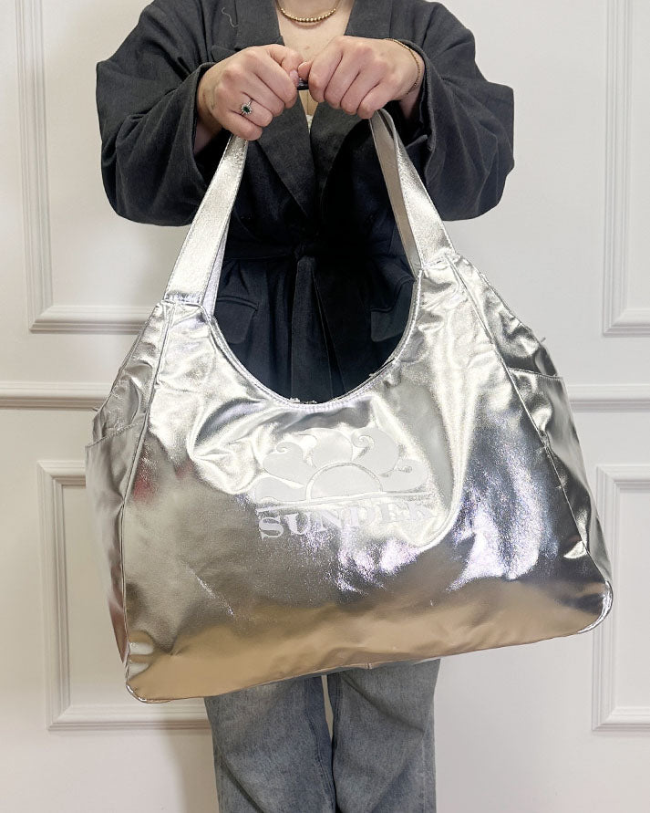sundek laminated chel bag 