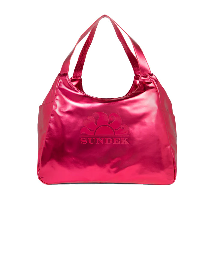 sundek laminated chel bag 