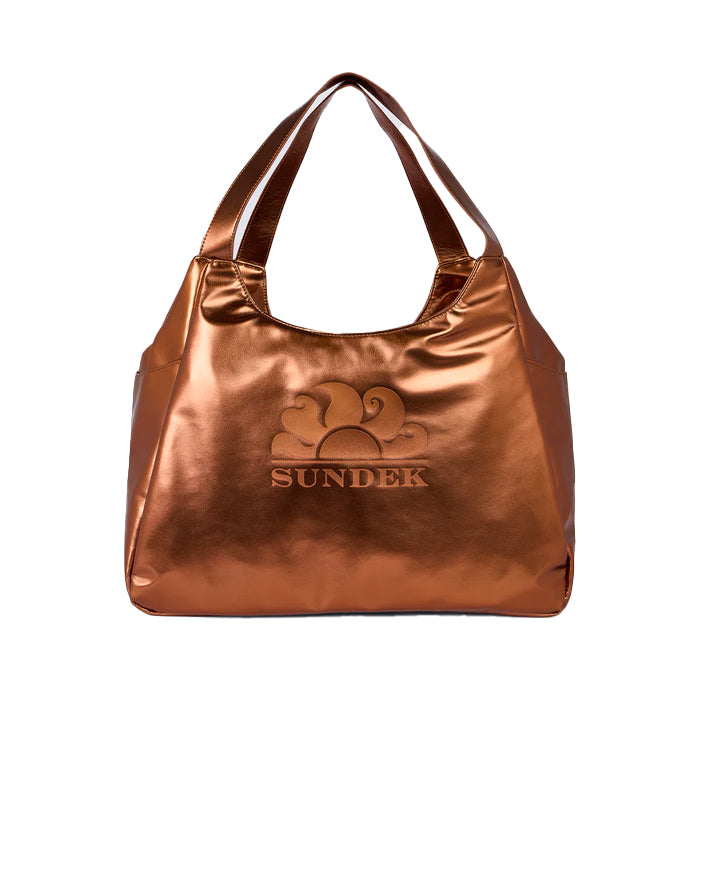 sundek laminated chel bag 