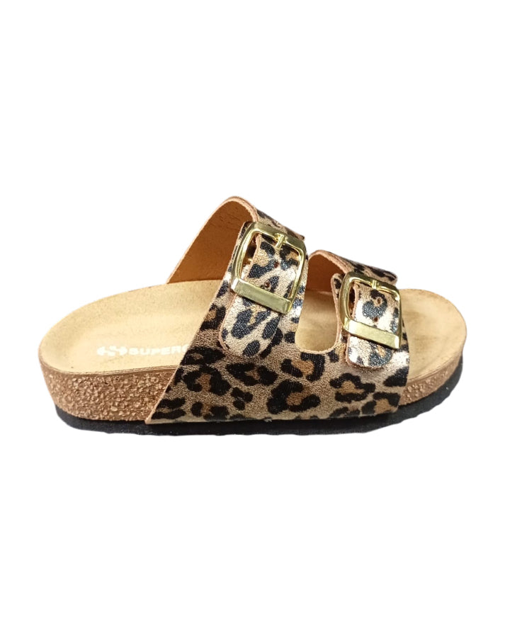 superga sandalo kids leopard 