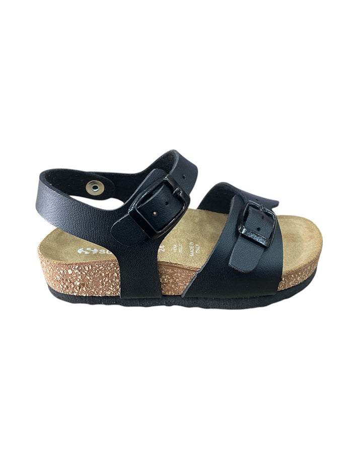 superga sandalo kids nero 
