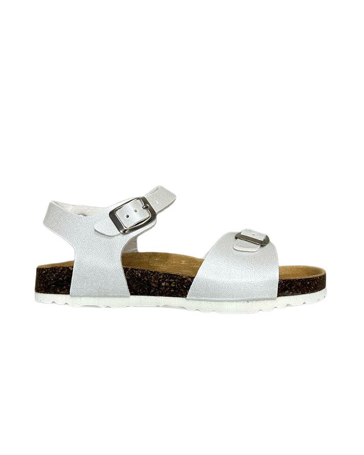 superga sandalo kids bianco pearl 