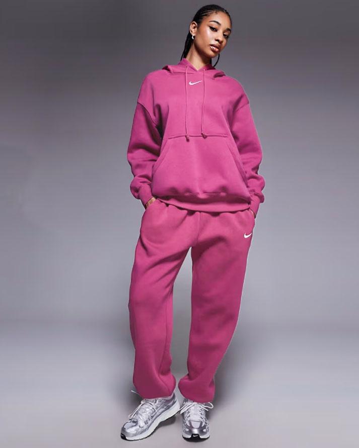 Nike Tuta Completa Donna Felpata Rosa HF6839675 NIKE