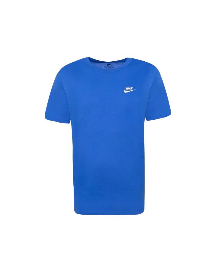 nike m nsw club tee uomo blue royal 