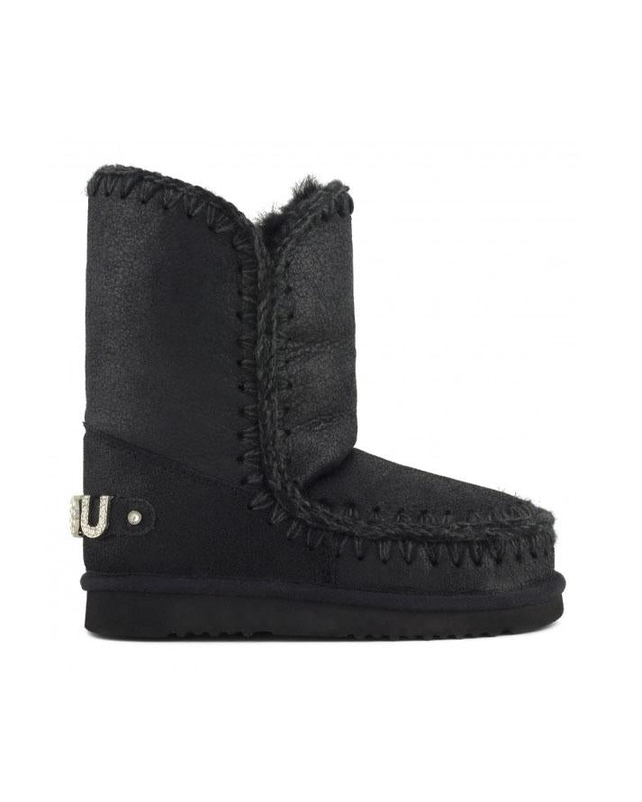 Mou Eskimo 24 Rhinestones Logo Nero FW101037BCBK MOU