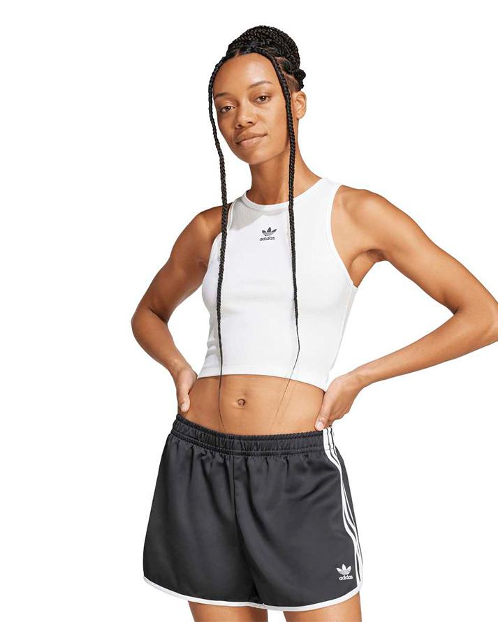 adidas  ess rib tank white 