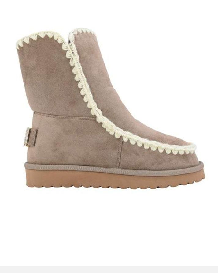 Icon Stivaletto Pelliccia Tortora Donna IC04412SDTORTORA ICON