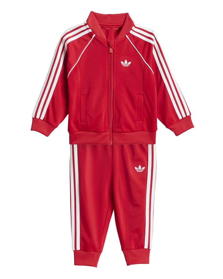 adidas tuta completa sst ts red 