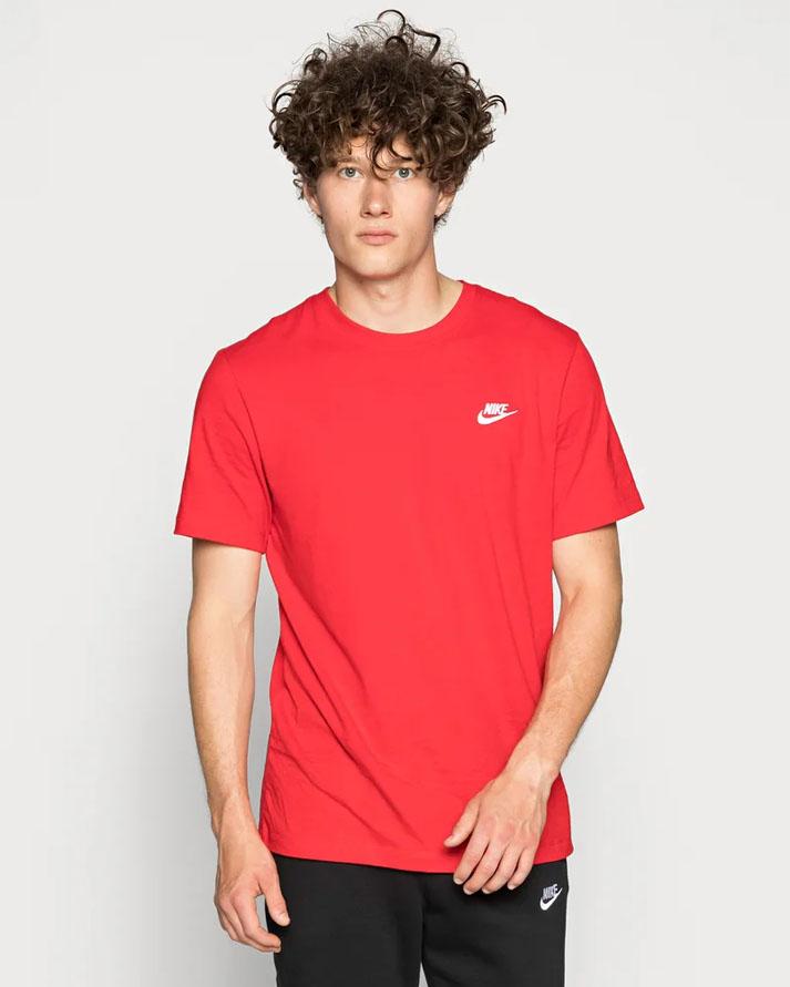 Nike Shirt Club Tee Rossa AR4997657 NIKE