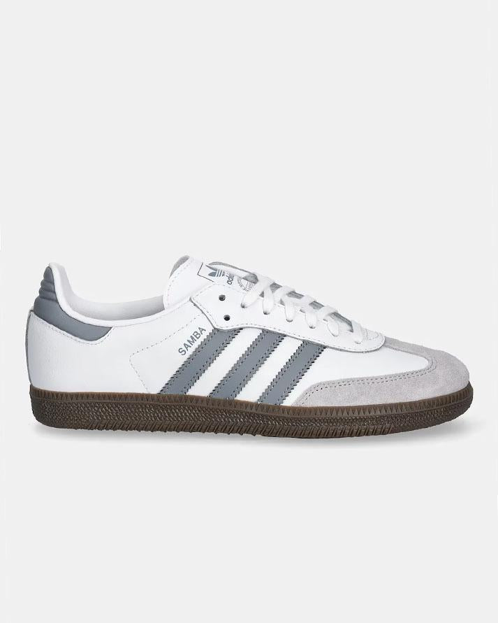 Adidas Samba OG J Bianco Silver JQ284444 ADIDAS