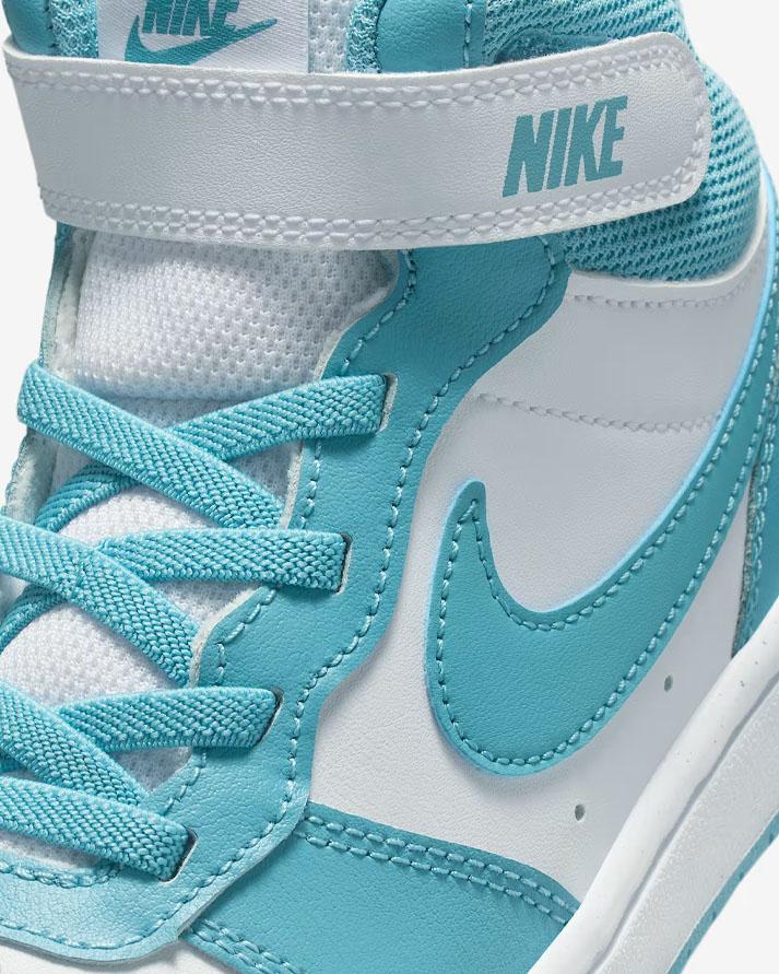 Nike Court Borough mid 2 (psv) Azzurro baby CD7783129 NIKE