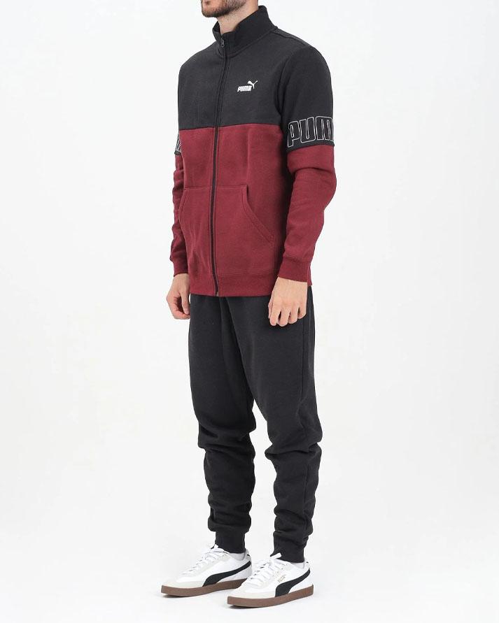 Puma Tuta Completa Uomo Color Block Bordeaux 69199496 PUMA