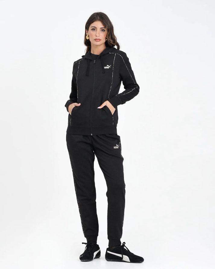 Puma Tuta Completa Donna Nero ess+ animal 69220301 PUMA