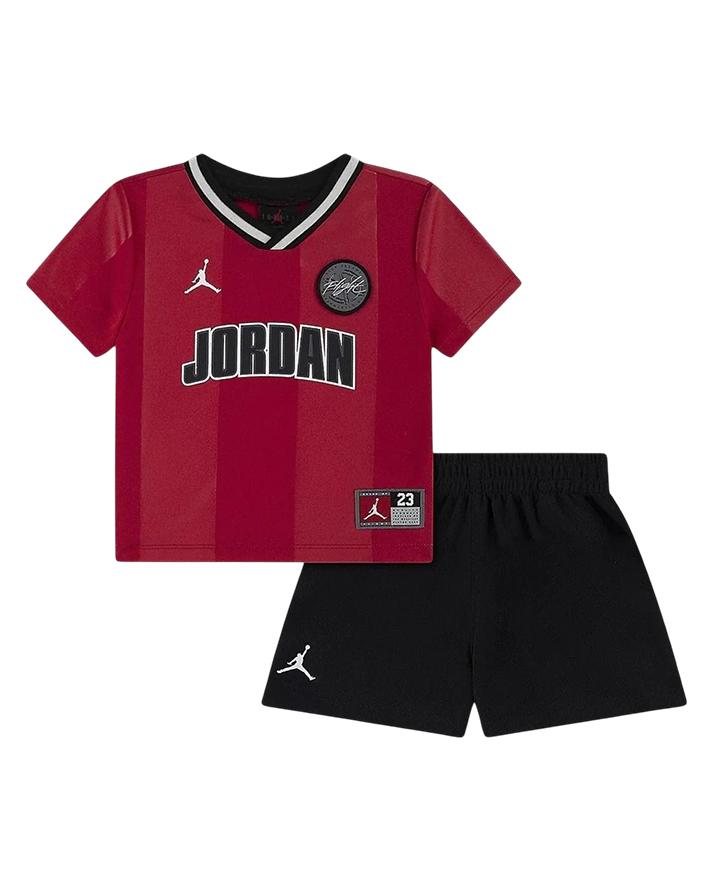 nike jordan set completo kids jdb mj sport jersey mesh short 