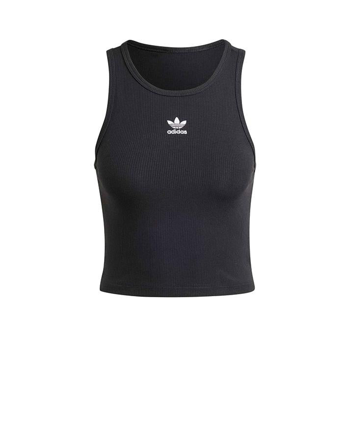 adidas canotta  ess rib tank black 