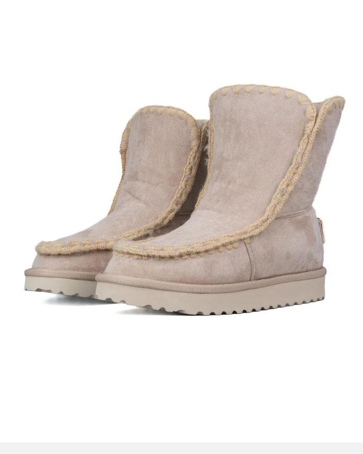 Icon Stivale Pelliccia Camoscio Beige Donna IC04412SDBEIGE ICON