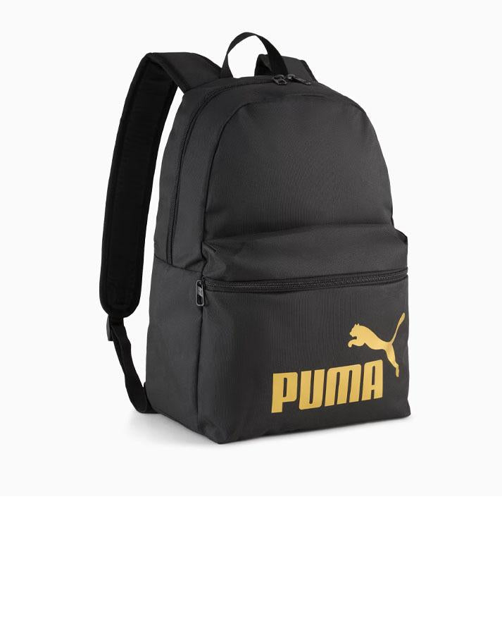 Puma phase backpack nero oro 09116403 PUMA
