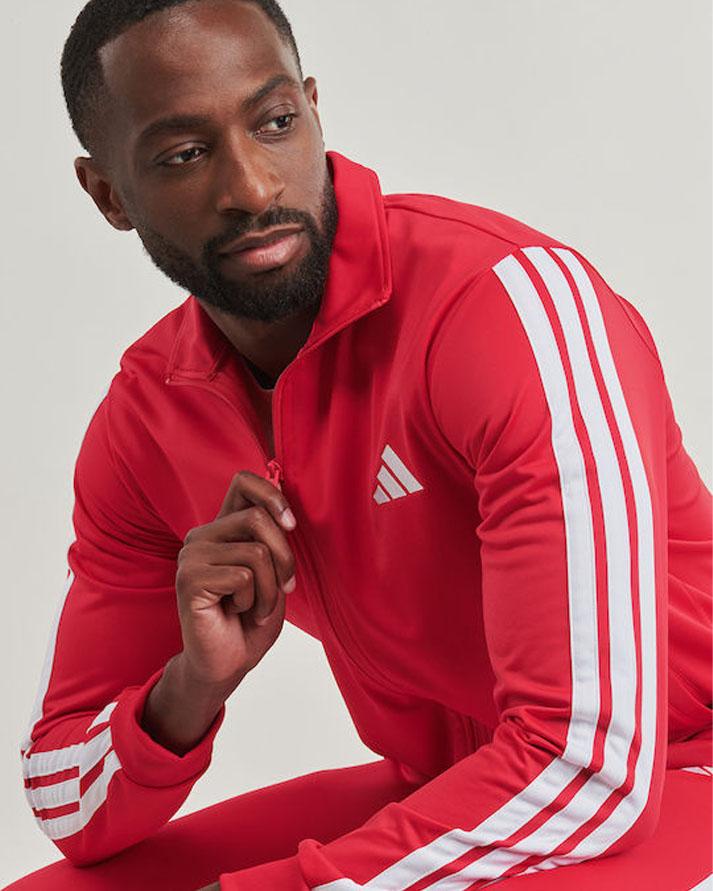 Adidas Tuta Completa Acetata Rossa Uomo 