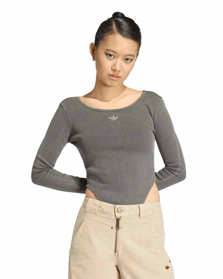 adidas  ess rib ls body donna 