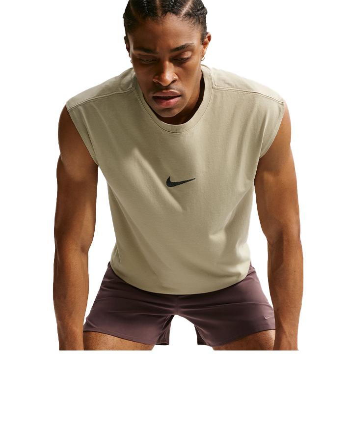 nike smanicato m nk tee lse sl train hrd wrk uomo 