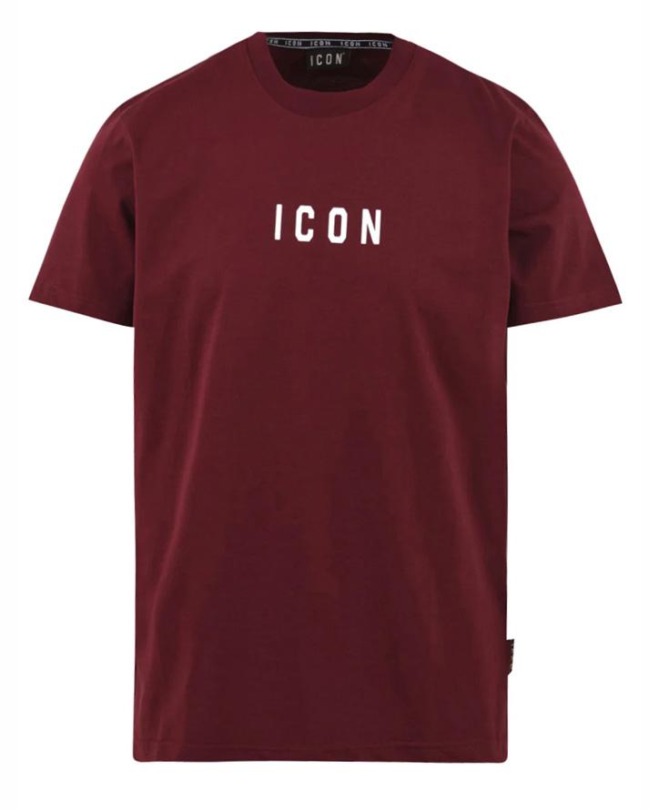 Icon T-shirt Uomo Bordeaux ICDF2W6T002BORDEAUX ICON