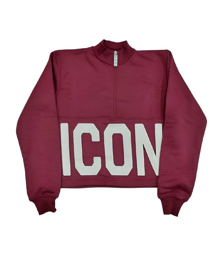 Icon Felpa Donna Bordeaux ICDF2W6F003BORDEAUX ICON