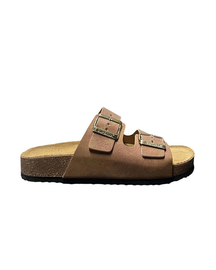 superga sandalo cuoio 