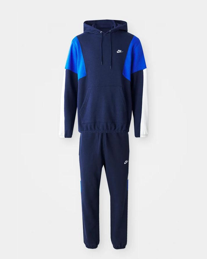 Nike Tuta Completa Club Fleece Blu Unisex HV1165451 NIKE