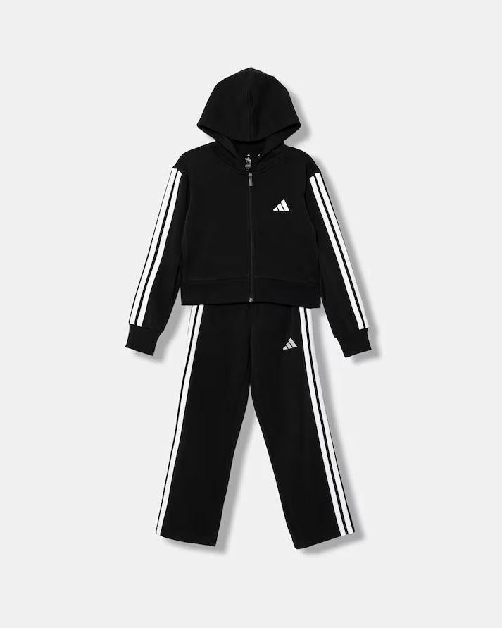 Adidas Tuta Completa Felpata Teen Nero JM149090 ADIDAS