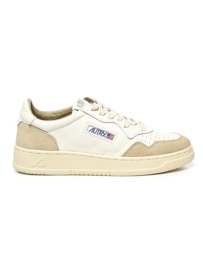 Autry Uomo Camoscio Tallone Bianco Premium AULMGS44 AUTRY