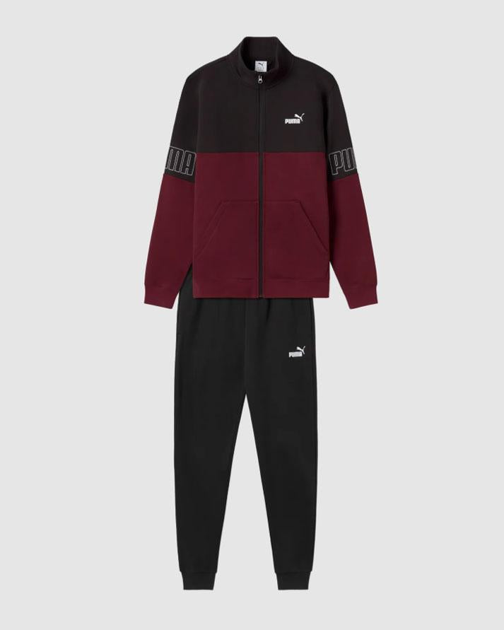 Puma Tuta Completa Uomo Color Block Bordeaux 69199496 PUMA