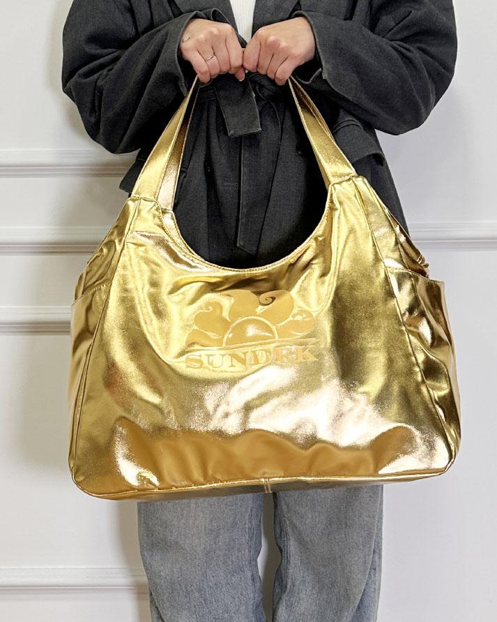 sundek laminated chel bag 